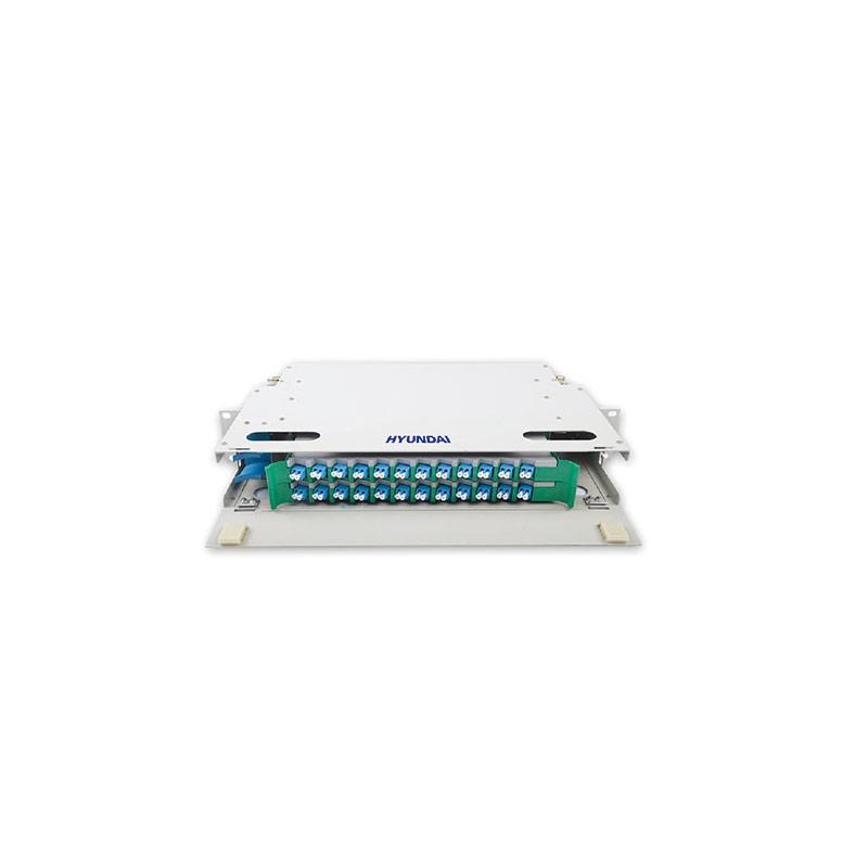 Optički patch panel sa dve splajs kasete HYUNDAI HYU-CAB-FO24PDF002