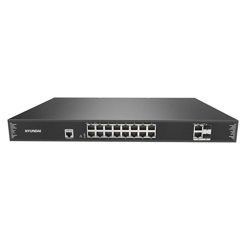 Switch 18 portni gigabitni upravljivi POE SFP HYUNDAI HYU-NE-SW-M16PFM001