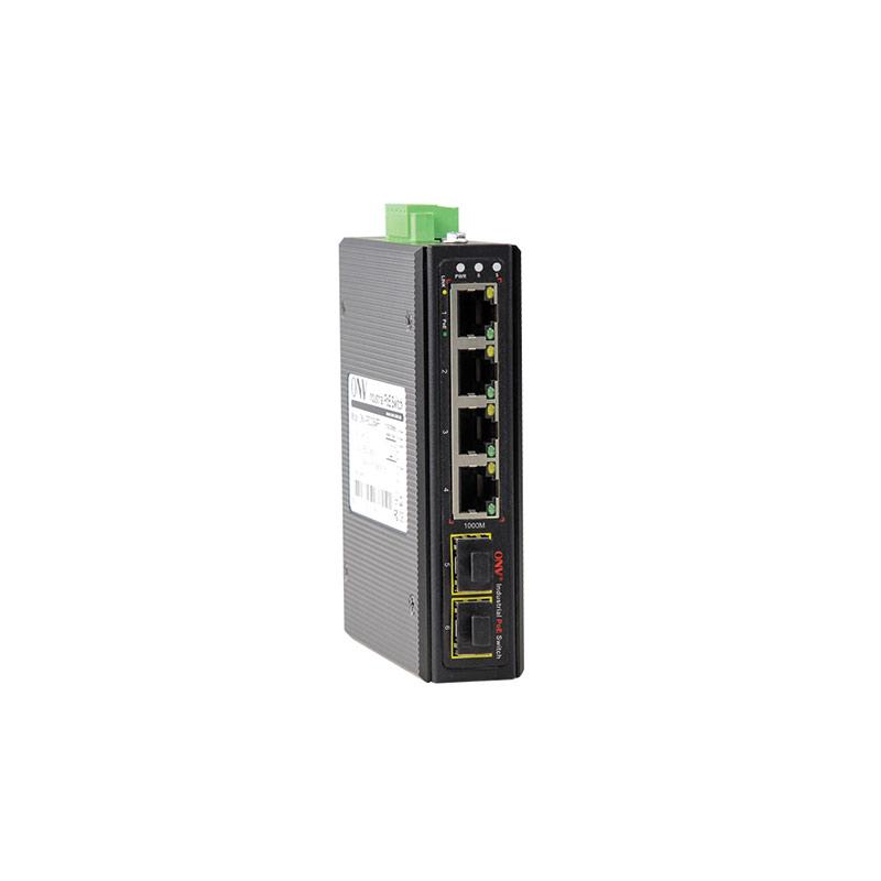 Switch industrijski 6 portni POE,SFP upravljivi, Gbit HYUNDAI HYU-NE-SW-MI4PF001