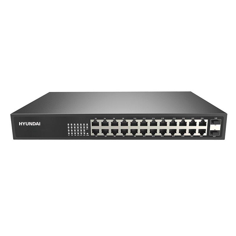 Switch  26 portni gigabitni neupravljivi SFP HYUNDAI HYU-NE-SW-U24F001