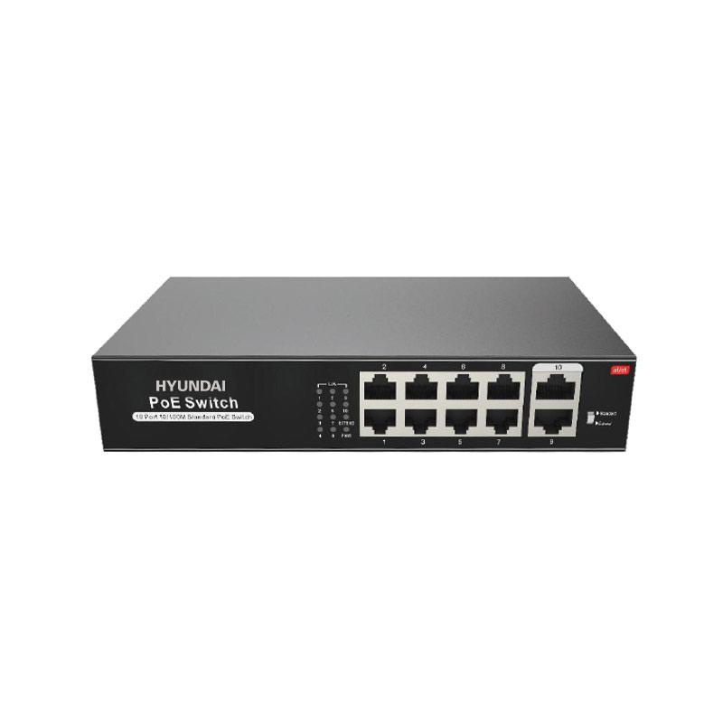 Switch 10 portni POE neupravljivi, Mbit HYUNDAI HYU-NE-SW-U8PL001