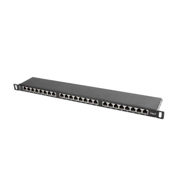 Patch panel 1U, 24 porta, Cat6 UTP