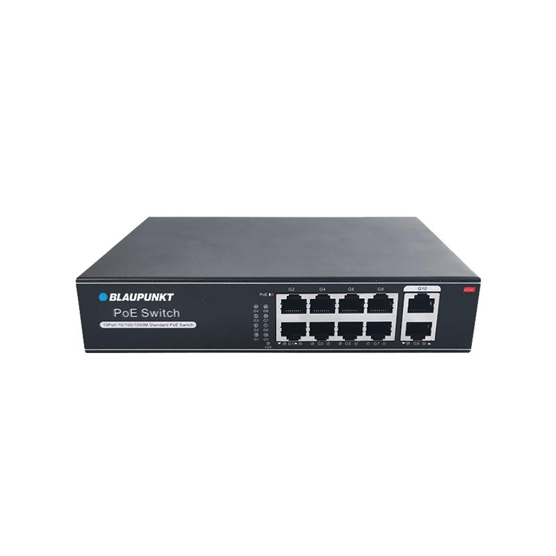 Switch 8 portni POE gigabitni neupravljivi 120W BLAUPUNKT BP-SWP-8GP2GL-120