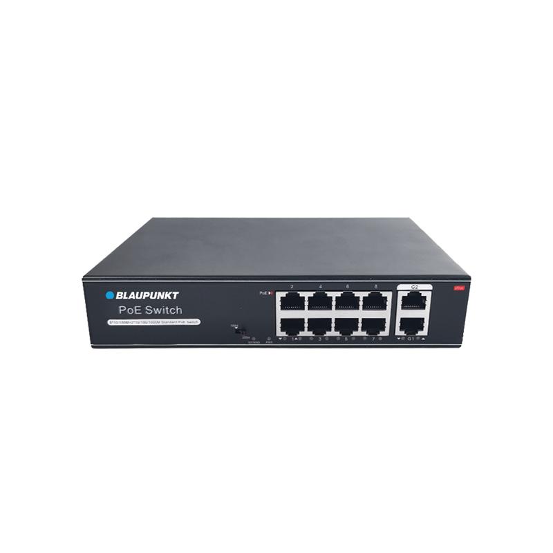 Switch 8 portni POE megabitni neupravljivi 120W BLAUPUNKT BP-SWP-8EP2GL-120
